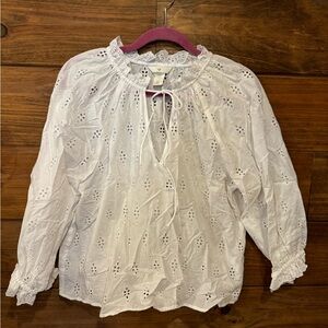 H&M Eyelet Lace Top